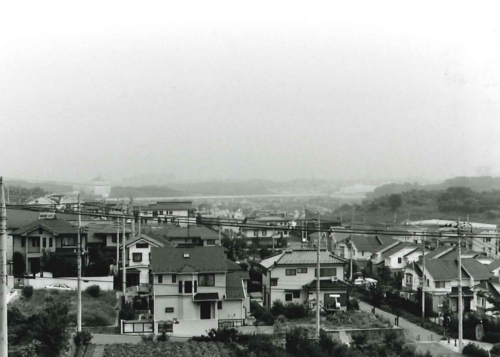 山崎公園から南東方面を望む