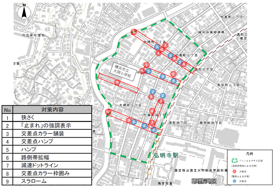 Location map of Ooka Elementary School in Minami Ward Location Map