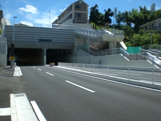 白鴨トンネル（中山側）