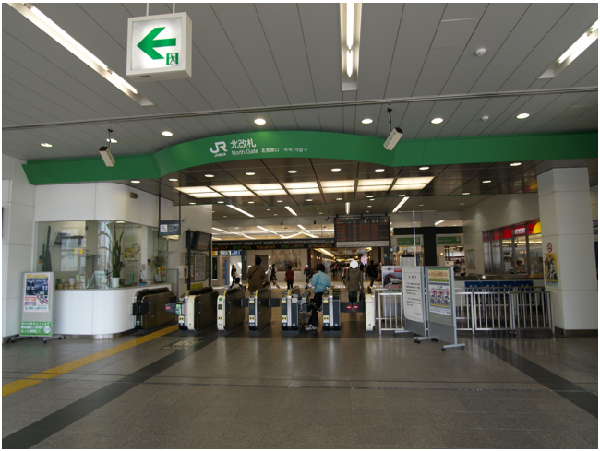 Ofuna Station North Exit ticket gate