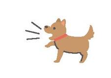Ilustración del perro del ladridos