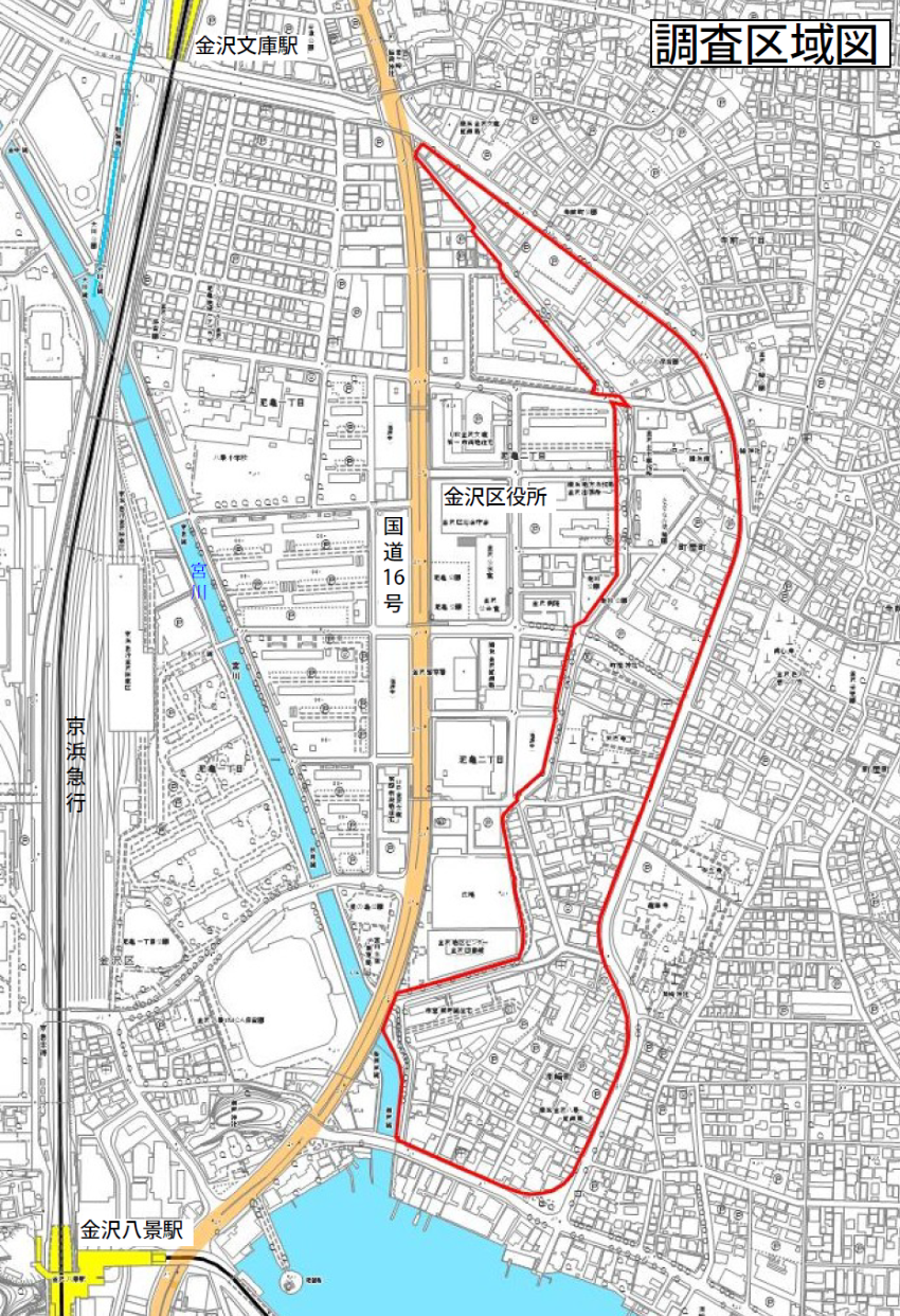 調査実施区域図