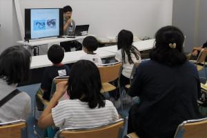 アリについて学んでいる様子