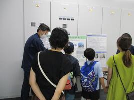 大気展示の様子