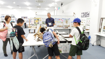 生物展示の様子