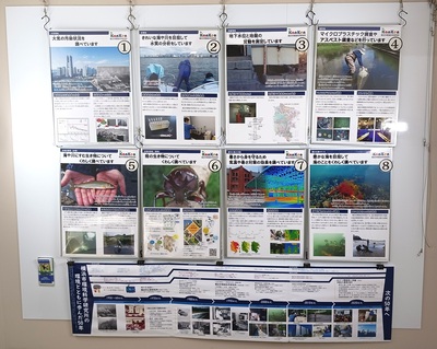パネルと年表の展示イメージ