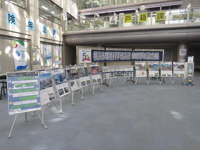 泉区での展示全体の様子です。