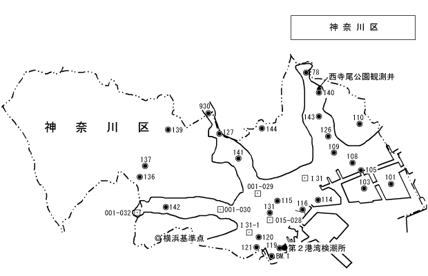 神奈川区水準点一覧
