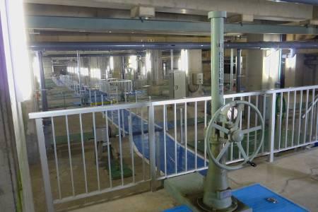 汚泥を沈めて下水を綺麗にする各池の写真