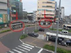 中山駅北口バスターミナル