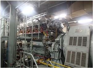 自家発電設備（ディーゼルエンジン）