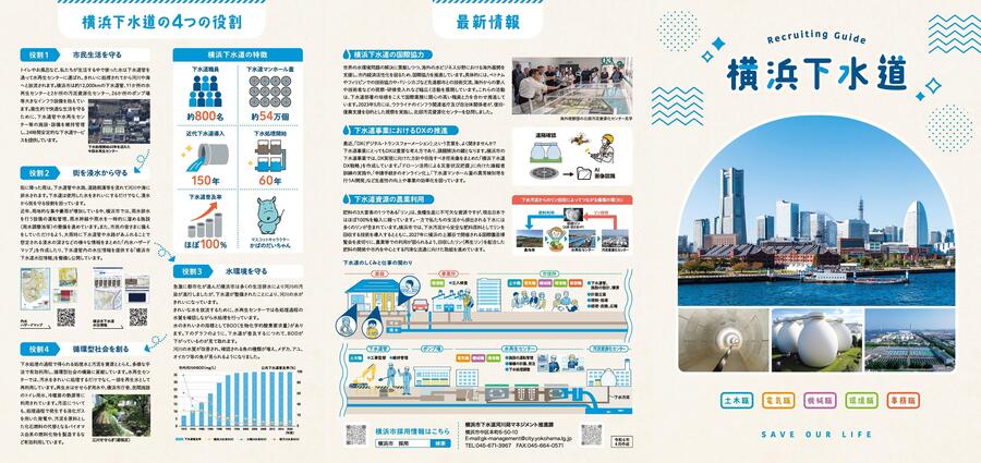 リクルートパンフレット外面