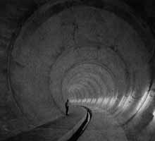 光ファイバー設置管きょ写真