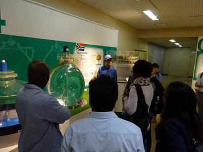 北部汚泥資源化センター見学のようす