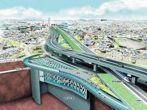 鳥山川遊水地 イメージ図の画像