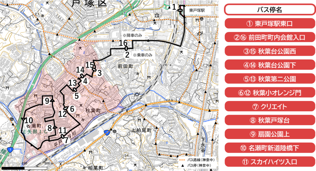 運行ルート図