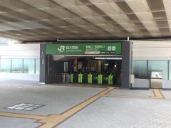 New ticket gate (city hall side)　　