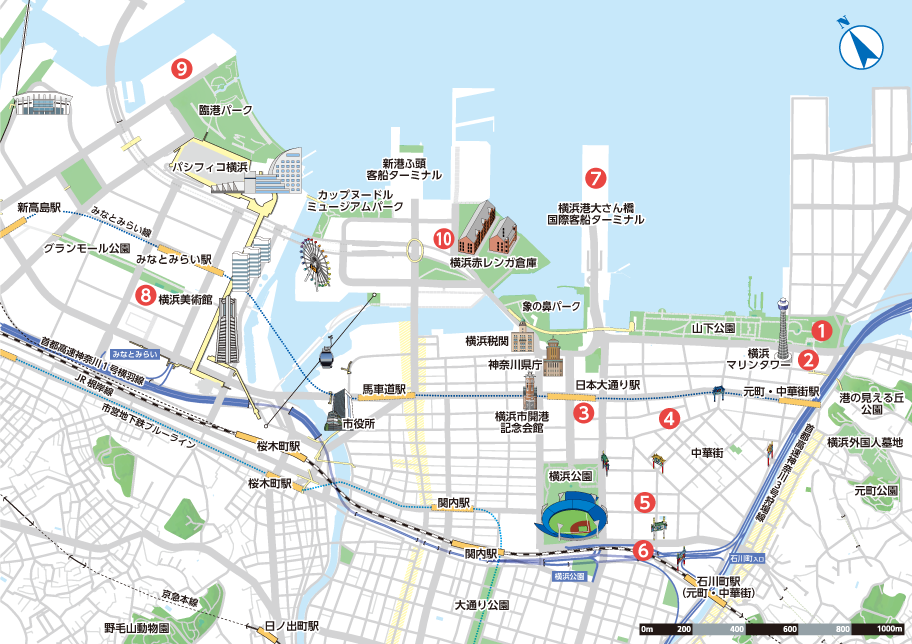 観光バス駐車場マップ画像