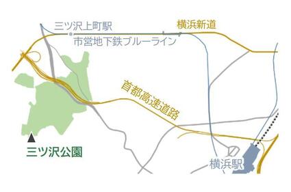 Bản đồ vị trí công viên Mitsuzawa