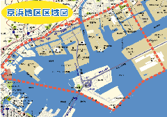 京浜地区区域図