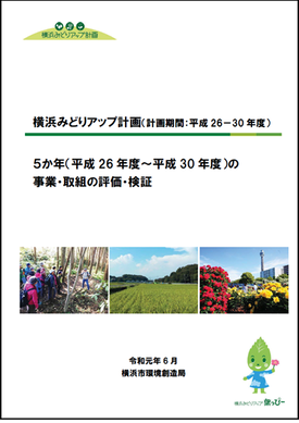 ５か年（平成26-30年度）の事業・取組の評価・検証の実績報告書の表紙のイメージです