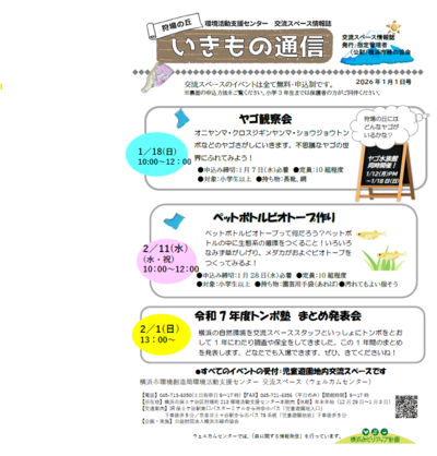 いきもの通信2025秋号表紙