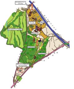 都岡地区恵みの里地図