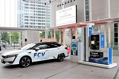 FCV exhibition, hydrogen-related exhibits (photo)