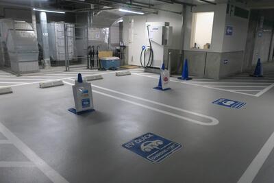 電気自動車と急速充電設備