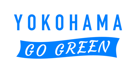 YOKOHAMA GO GREENロゴ　ブルー