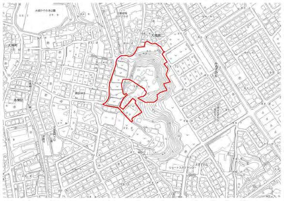 大場第四地区施行地区図