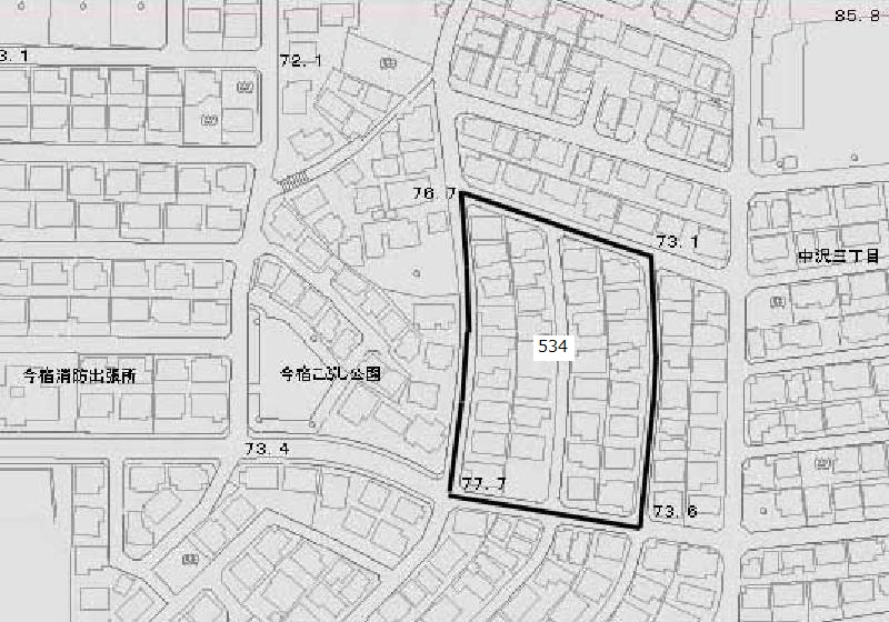 事前協議要望地区の画像