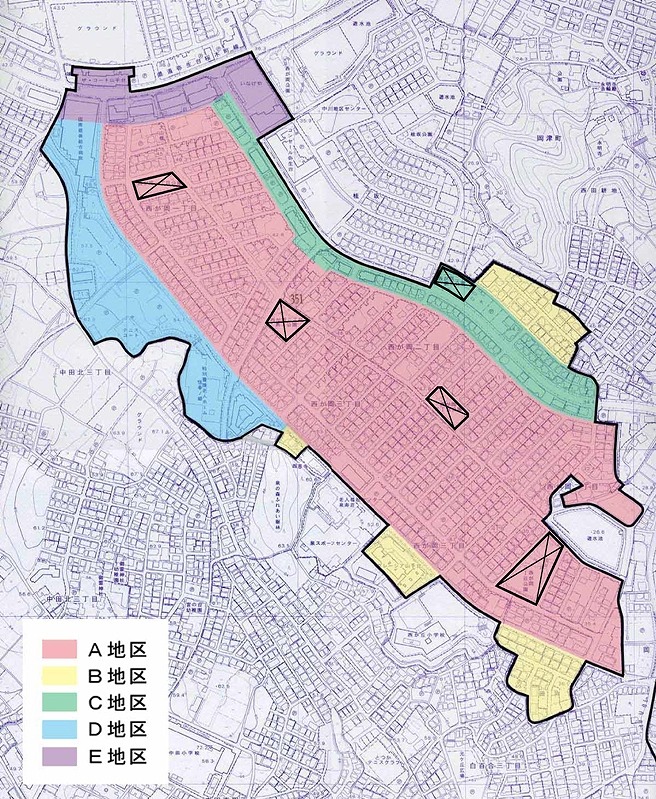 事前協議要望地区の画像