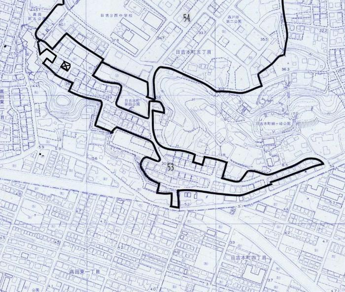 事前協議要望地区図の画像