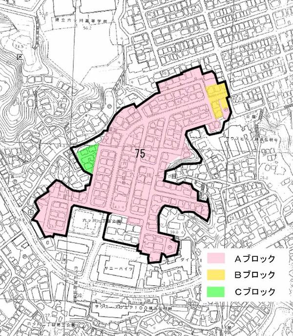 事前協議要望地区の画像