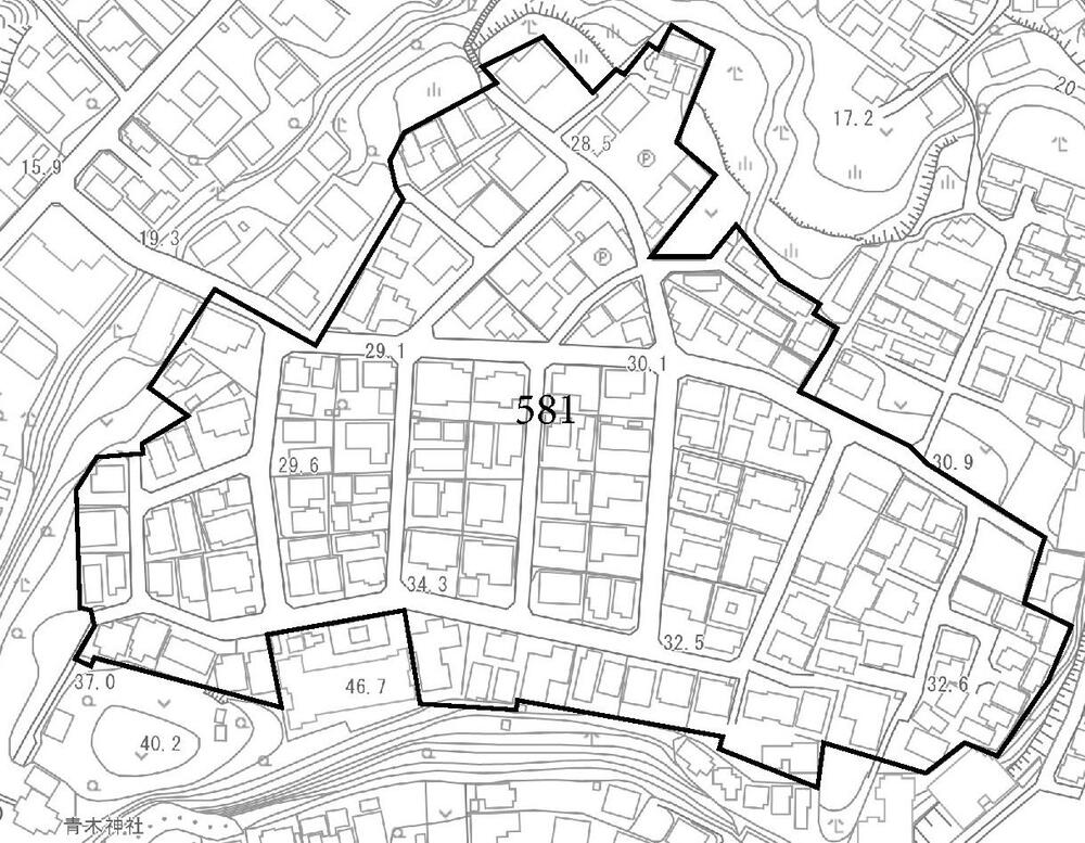事前協議要望地区図の画像