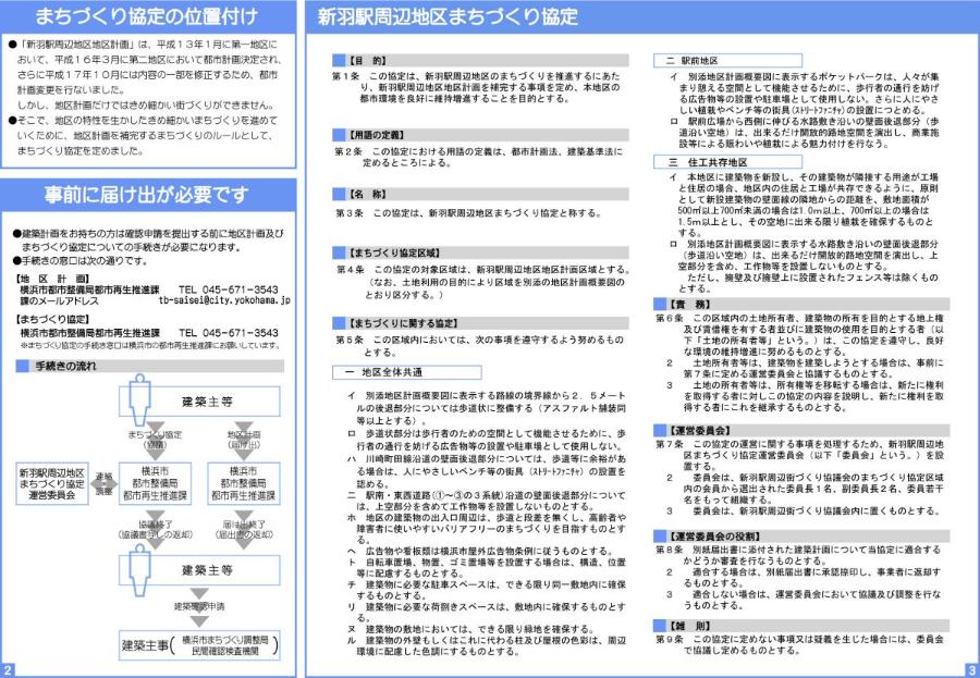 新羽駅周辺地区まちづくり協定P2-3