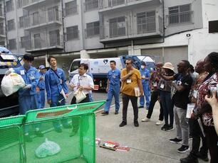 視察の際の写真