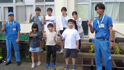 記念撮影の写真