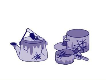 金属くずのイメージイラスト