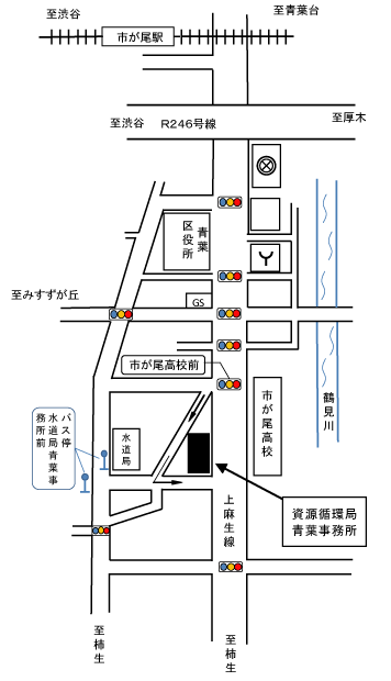 Location of Aoba Office