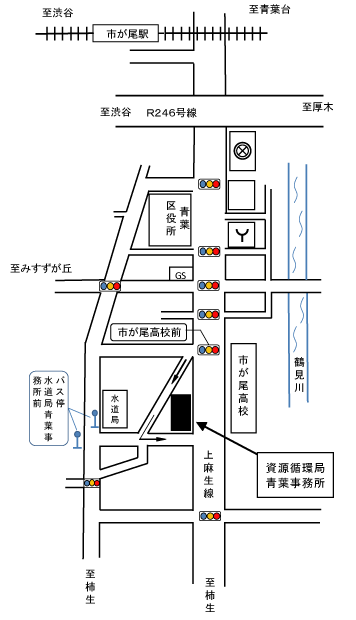 青葉事務所の所在地