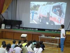 dispatch lecture/off site lecture (elementary school) (Explanation of collection work)