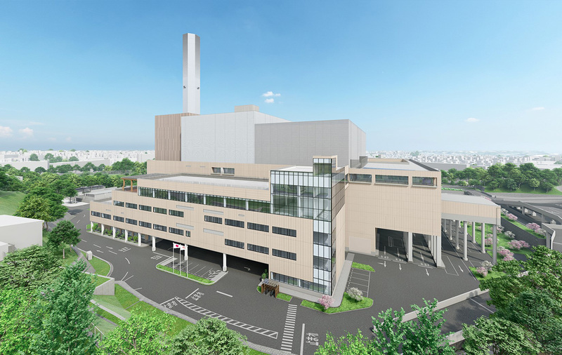 完成イメージパース図