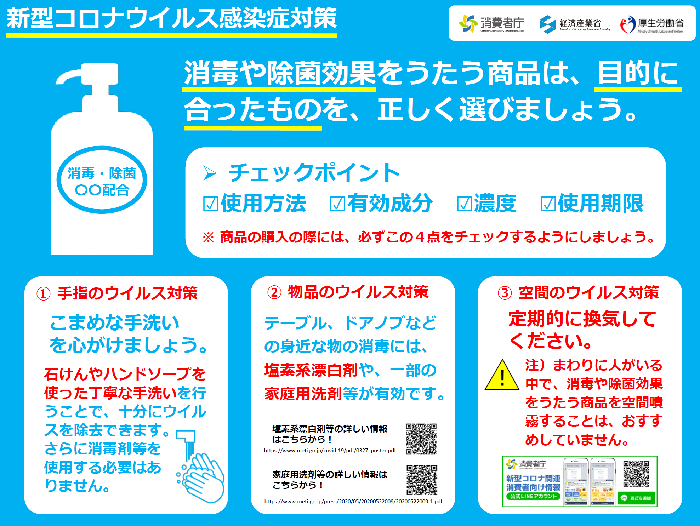 Flyer for disinfection