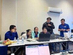 ラオス国での活動の様子の画像