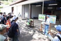 水源林について講義