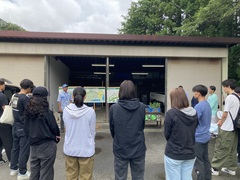 水源林保全の講義風景