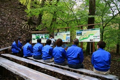水源林保全の講義風景