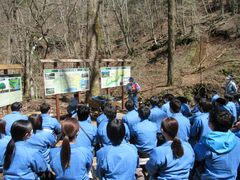 水源林保全の講義風景